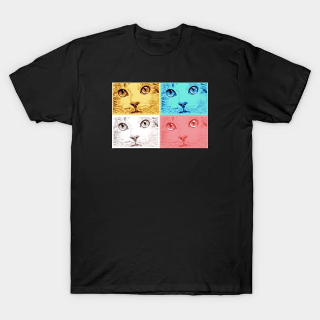 A Clowder of Cats T-Shirt by Grant Hudson